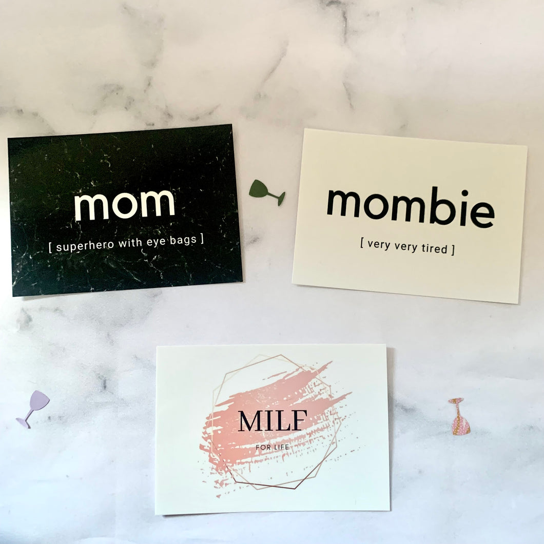 Postkarten-Set - Mom